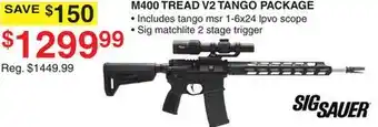 Dunham's Sports SIG SAUER M400 TREAD V2 TANGO PACKAGE offer