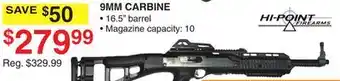 Dunham's Sports HI-POINT FIREARMS 9MM CARBINE offer