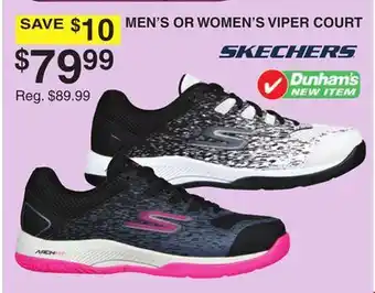 Dunham's Sports SKECHERS MEN'S OR WOMEN'S VIPER COURT offer