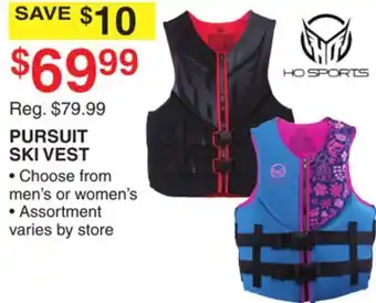 Dunham's Sports HO SPORTS PURSUIT SKI VEST offer