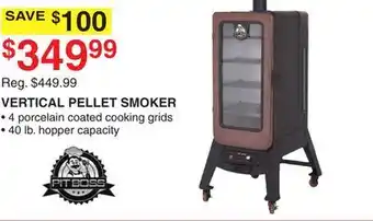 Dunham's Sports VERTICAL PELLET SMOKER offer