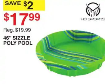 Dunham's Sports 46 SIZZLE POLY POOL offer
