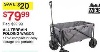 Dunham's Sports WFS ALL TERRAIN FOLDING WAGON offer
