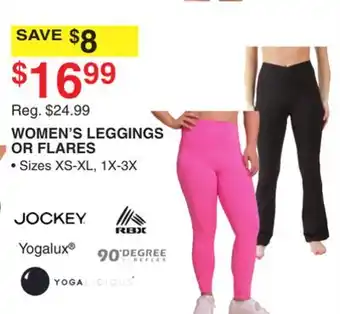 Dunham's Sports YOGALUX WOMEN'S LEGGINGS OR FLARES offer