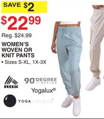 Dunham's Sports WOMEN'S WOVEN OR KNIT PANTS offer