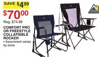 Dunham's Sports COMFORT PRO OR FREESTYLE COLLAPSIBLE ROCKER offer