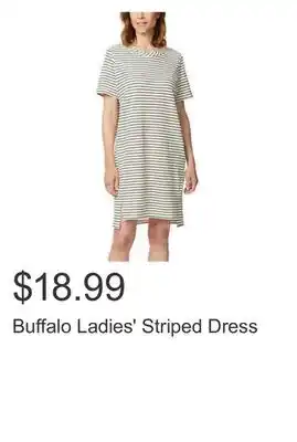 Costco Buffalo Ladies' Striped Dress offer