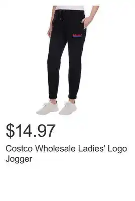 Costco Costco Wholesale Ladies' Logo Jogger offer
