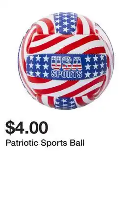 Five Below Patriotic Sports Ball offer