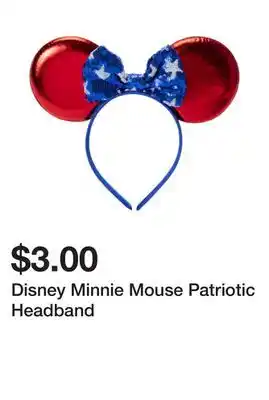 Five Below Disney Minnie Mouse Patriotic Headband offer