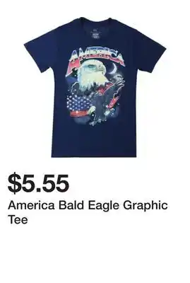 Five Below America Bald Eagle Graphic Tee offer