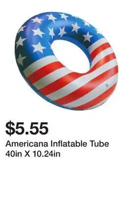 Five Below Americana Inflatable Tube 40in X 10.24in offer