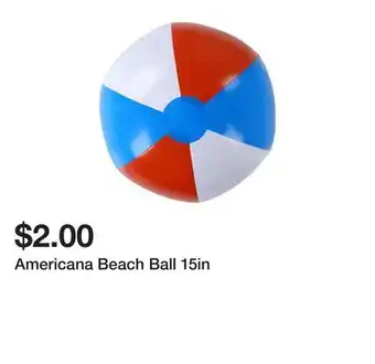 Five Below Americana Beach Ball 15in offer