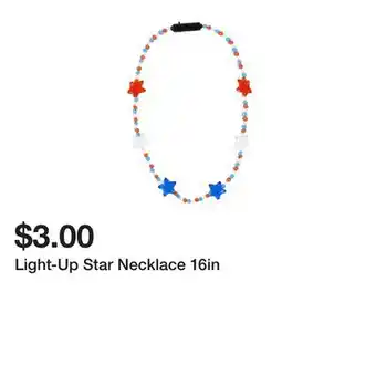 Five Below Light-Up Star Necklace 16in offer