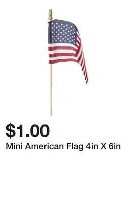 Five Below Mini American Flag 4in X 6in offer