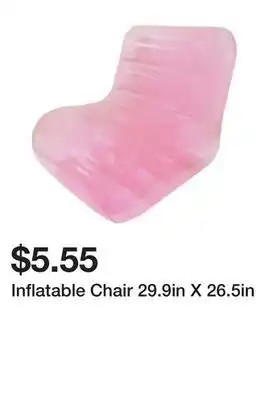 Five Below Inflatable Chair 29.9in X 26.5in offer