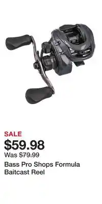 Cabela's Bass Pro Shops Formula Baitcast Reel offer