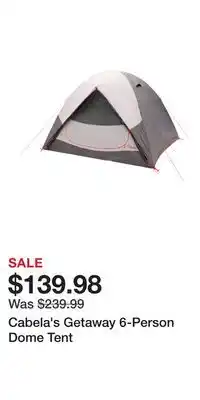 Cabela's Cabela's Getaway 6-Person Dome Tent offer