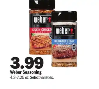 Meijer Weber Seasoning offer