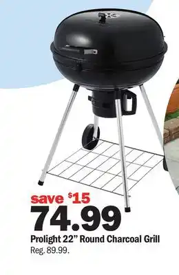 Meijer Prolight 22 Round Charcoal Grill offer