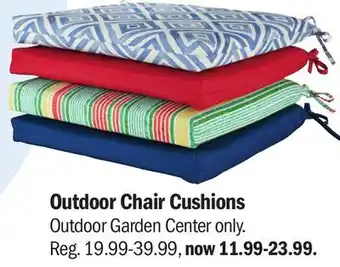 Meijer Outdoor Chair Cushions offer