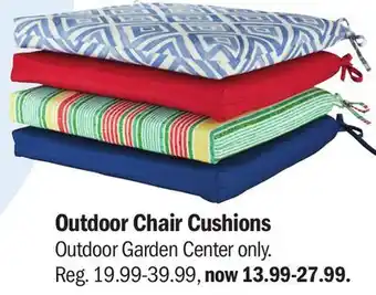 Meijer Outdoor Chair Cushions offer