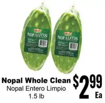 Nopal Whole Clean