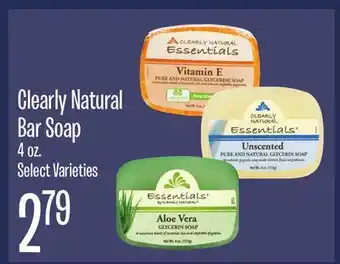 Jewel-Osco Clearly Natural Bar Soap offer