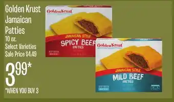 Jewel-Osco Golden Krust Jamaican Patties offer