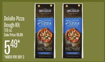 Jewel-Osco Delallo Pizza Dough Kit offer