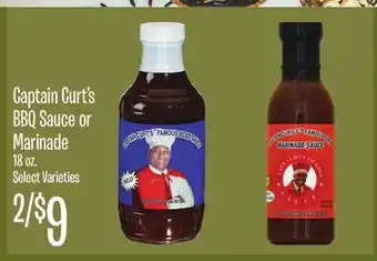 Jewel-Osco Captain Curt's BBQ Sauce or Marinade offer