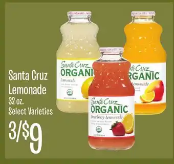 Jewel-Osco Santa Cruz Lemonade offer