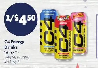 Family Dollar C4 Energy Drinks offer