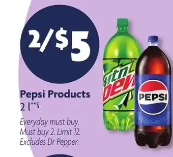 Family Dollar Pepsi Products offer