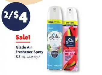 Family Dollar Glade Air Freshener Spray offer
