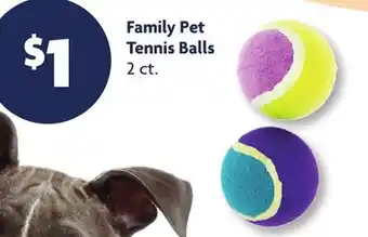 Family Dollar Family Pet Tennis Balls offer