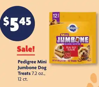 Family Dollar Pedigree Mini Jumbone Dog Treats offer