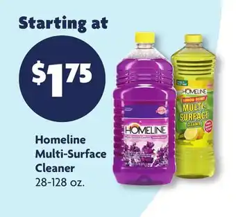 Family Dollar Homeline Multi-Surface Cleaner offer