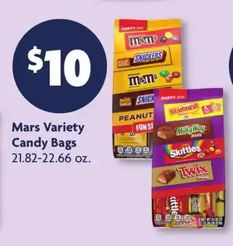 Family Dollar Mars Variety Candy Bags offer