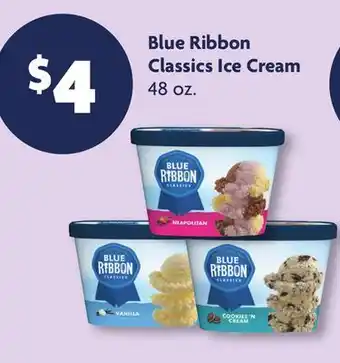 Family Dollar Blue Ribbon Classics Ice Cream offer