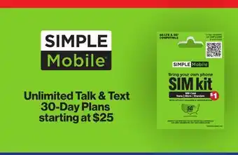 Family Dollar SIMPLE MOBILE offer
