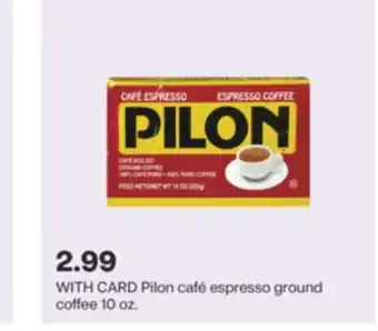 CVS Pilon café espresso ground coffee 10 oz offer