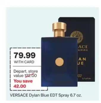 CVS VERSACE Dylan Blue EDT Spray 6.7 oz offer