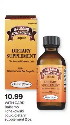 CVS Balsamo Tchakowski liquid dietary supplement 2 oz offer