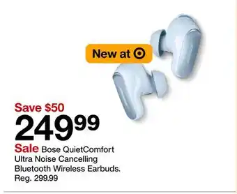 Target Bose QuietComfort Ultra Noise Cancelling Bluetooth Wireless Earbuds offer