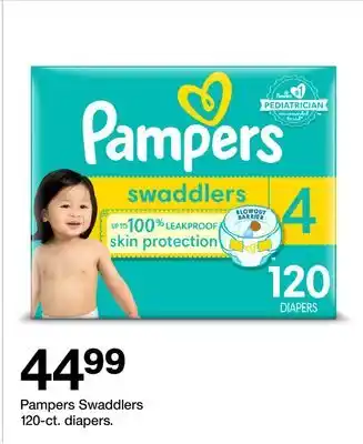 Target Pampers Swaddlers 120-ct. Diapers offer