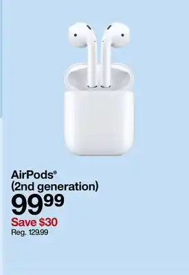 Target AirPods (2nd generation) offer