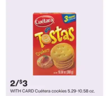 CVS Cuétera cookies 5.29-10.58 oz offer