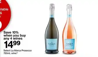 Target Select La Marca Prosecco 750mL wine offer