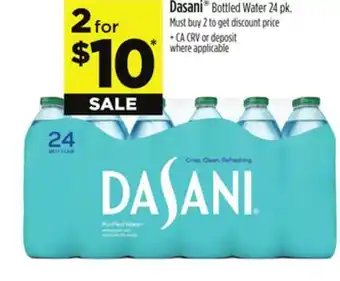 Dollar General Dasani Bottled Water offer